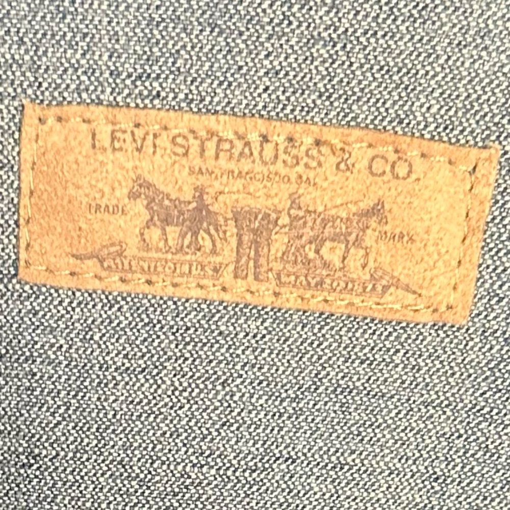 Levi’s Classic Denim Jacket 3X Medium Wash Trucker Button Front - Picture 3 of 10